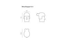 Винная пробка Buddy, Maddy, натуральная