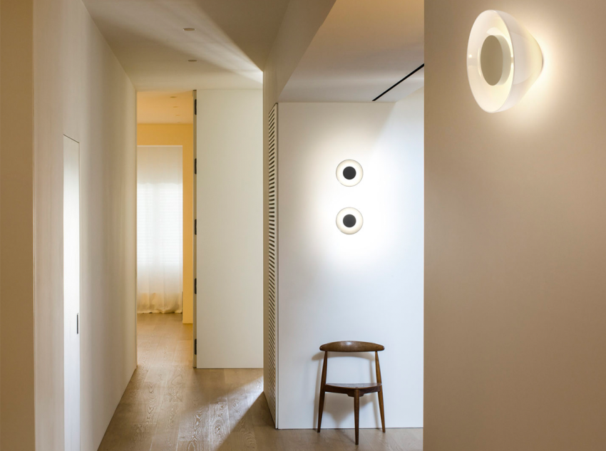 Настінний світильник Aura, білий