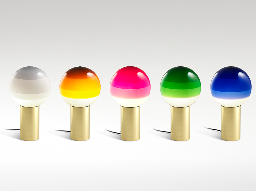 Настільна лампа Dipping, середня, жовта