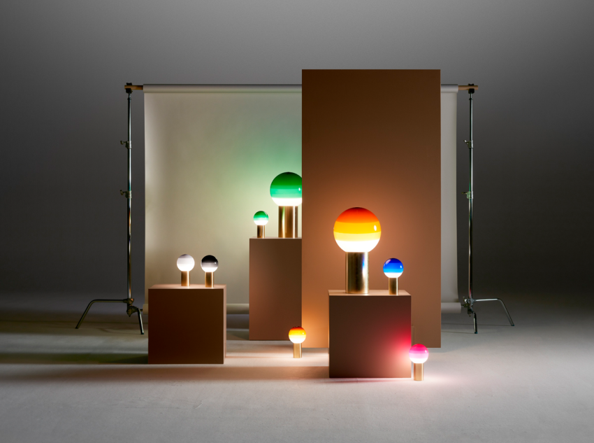 Настільна лампа Dipping, велика, зелена