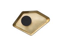 Светильник потолочный Petit Nénuphar LED, черный/золотой