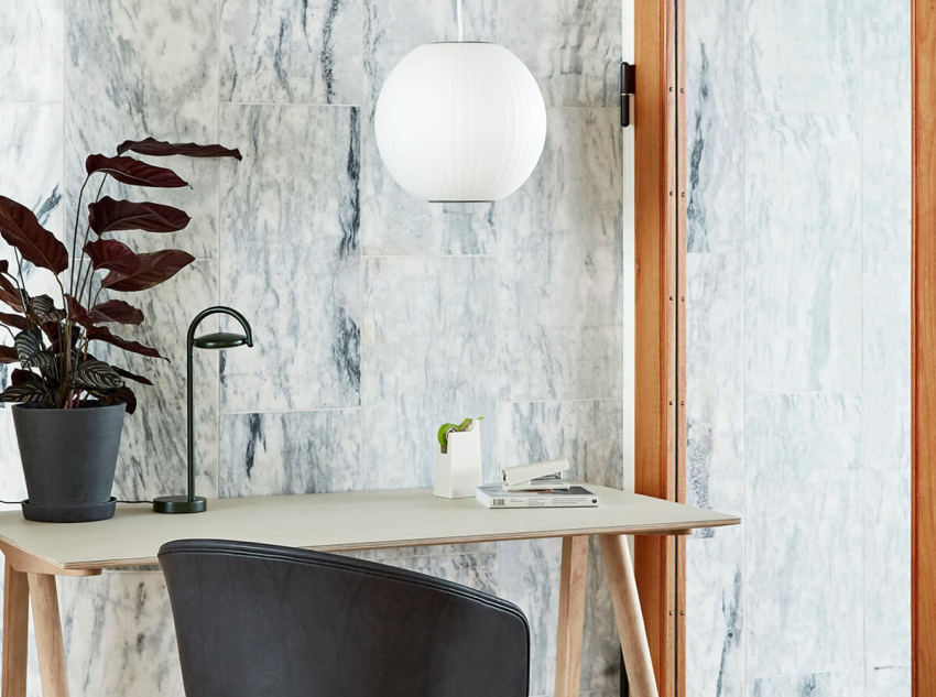 Настільна лампа Marselis, сіра