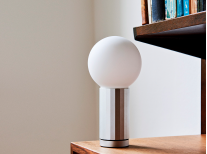 Настільна лампа Turn On, срібна Настільна лампа Turn On, срібна