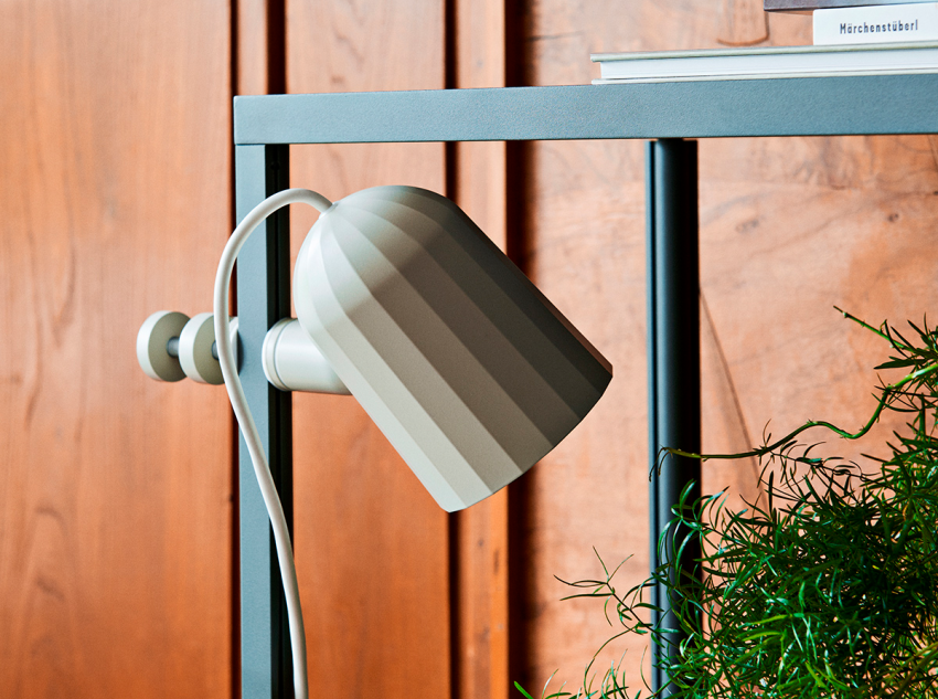 Настінний світильник Noc Clip, темно-сірий