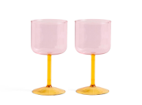 Набір склянок для вина Tint, рожевий/жовтий