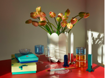 Набір склянок для вина Tint, рожевий/жовтий