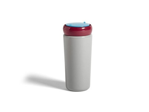 Чашка дорожня, 0.35, сіра-