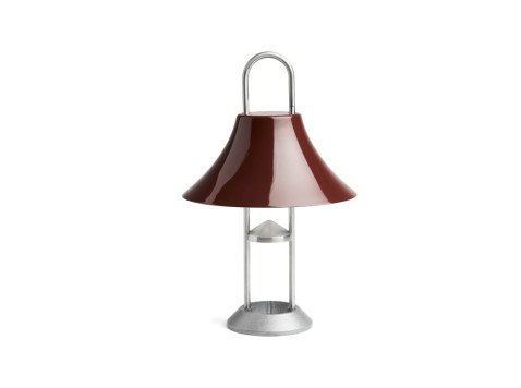 Портативна лампа Mousqueton, залізно-червоний