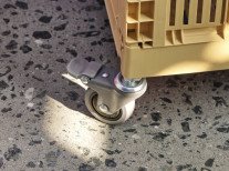 Колеса для великих ящиків Colour Crate, сірі Колеса для великих ящиків Colour Crate, сірі