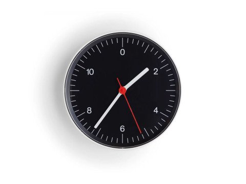 Годинник Wall Clock, чорний