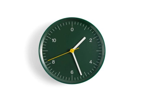 Часы Wall Clock, зеленые