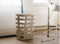 Корзина для белья Laundry basket, H62.5, светло-серая Корзина для белья Laundry basket, H62.5, светло-серая
