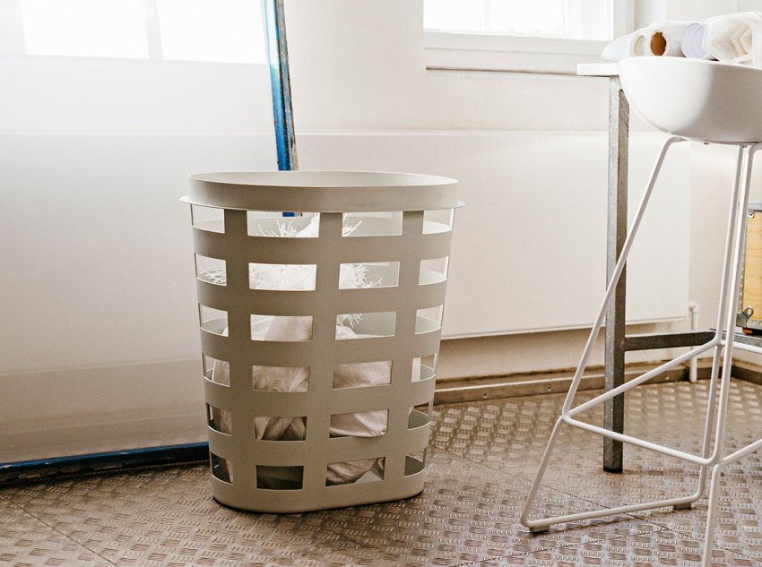 Корзина для белья Laundry basket, H62.5, светло-серая Корзина для белья Laundry basket, H62.5, светло-серая