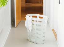 Корзина для белья Laundry basket, H62.5, светло-серая Корзина для белья Laundry basket, H62.5, светло-серая