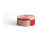 Контейнер для хранения Tin Round, красно-розовый Контейнер для хранения Tin Round, красно-розовый
