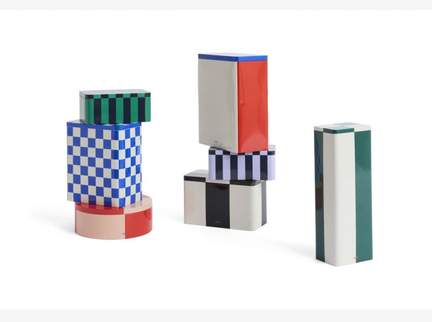 Контейнер для хранения Tin Round, красно-розовый Контейнер для хранения Tin Round, красно-розовый