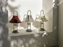 Портативна лампа Mousqueton, залізно-червоний