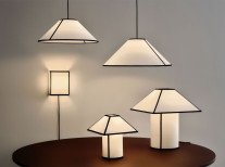 Настільна лампа Ava Pyramid, 29, біла