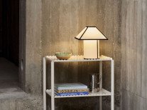 Настільна лампа Ava Pyramid, 29, біла