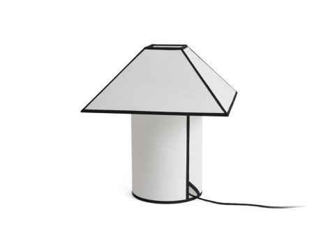 Настільна лампа Ava Pyramid, 45, біла