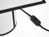 Настільна лампа Ava Pyramid, 45, біла