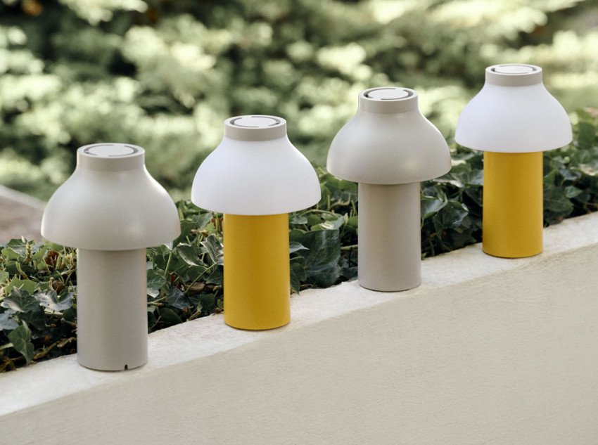 Портативна лампа PC portable, холодно-сіра