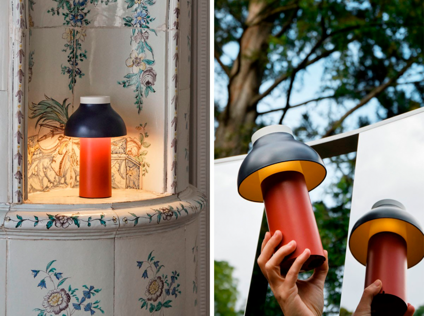 Портативна лампа PC portable, м'яко-чорна