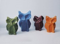 Ваза Owl S, блакитна Ваза Owl S, блакитна