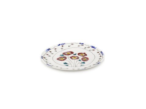 Тарелка для сервировки Anemone milk midnight flowers, S, 2 шт Тарелка для сервировки Anemone milk midnight flowers, S, 2 шт