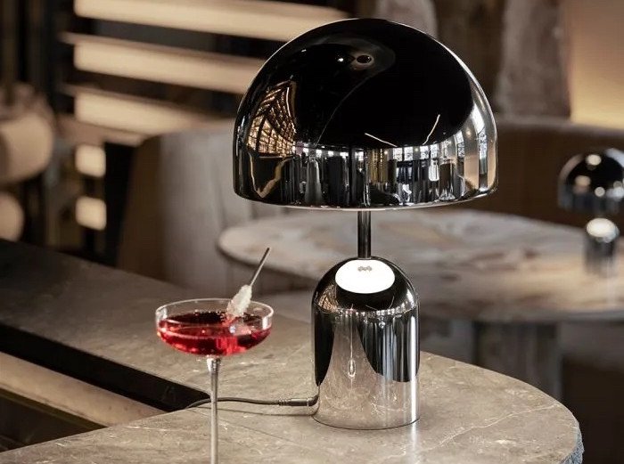 Портативна лампа Bell LED, срібна