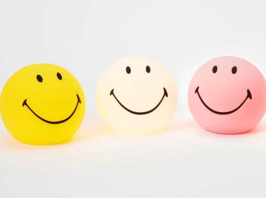 Портативная лампа Smiley Bundle of light, розовая Портативная лампа Smiley Bundle of light, розовая