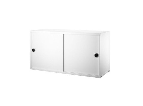 Шкафчик с раздвижной дверью для String® System, белый