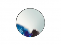 Зеркало Francis, маленькое, голубое