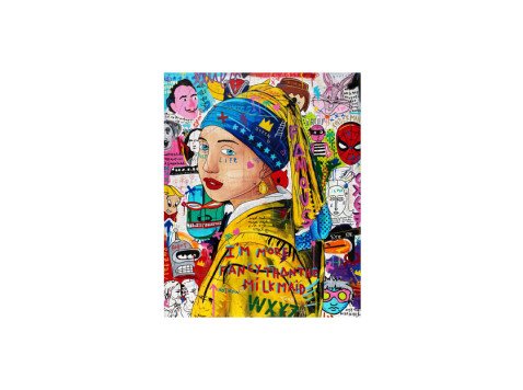 Постер Girl with a chanel pearl earing, 60/47,5