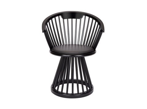 Обідній стілець Fan, чорний