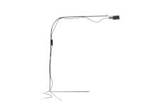 Торшер Flamingo, хром