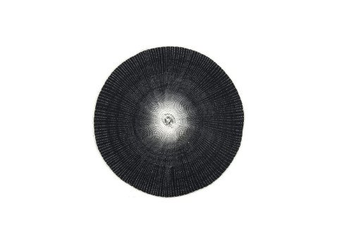 Салфетка под тарелку Circle, черная