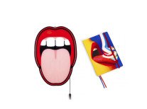 Подарочный набор, Настенный светильник Blow - Tangue&Блокнот Toothpaste