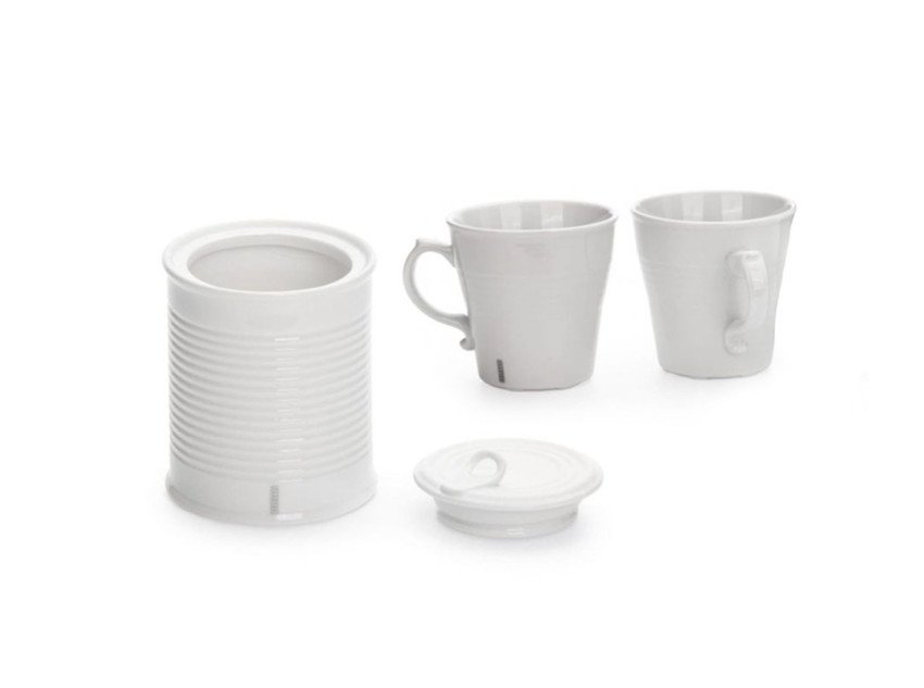Подарунковий набір Estetico Quotidiano, Набір чашок&Ємність для зберігання