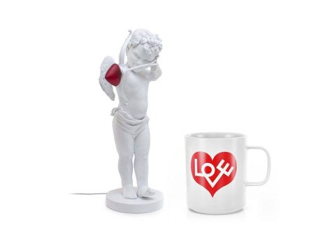 Подарунковий набір, Чашка Love Heart червона&Лампа CUPID