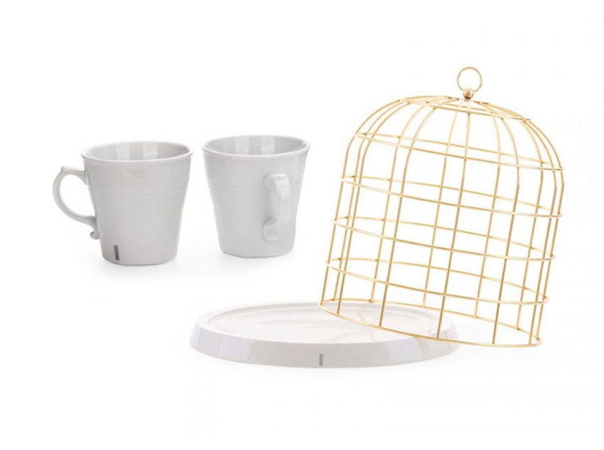 Подарочный набор, Емкость для хранения Estetico Quotidiano&Подставка Twitable