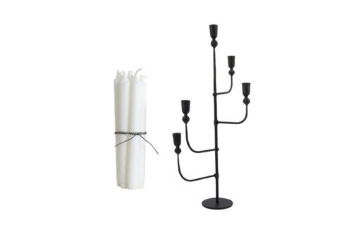 Подарунковий набір, Підсвічник Ira&Набір свічок з 10 шт