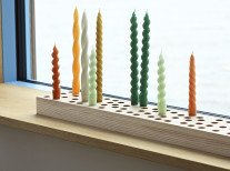 Подарунковий набір, Ковдра Matelli жовта&Набір свічок Long лимонний