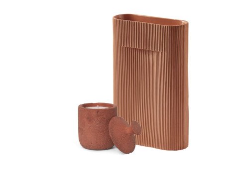 Подарунковий набір, Ароматична свічка Ura&Ваза Ridge велика