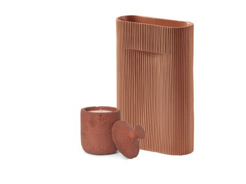 Подарунковий набір, Ароматична свічка Ura&Ваза Ridge велика