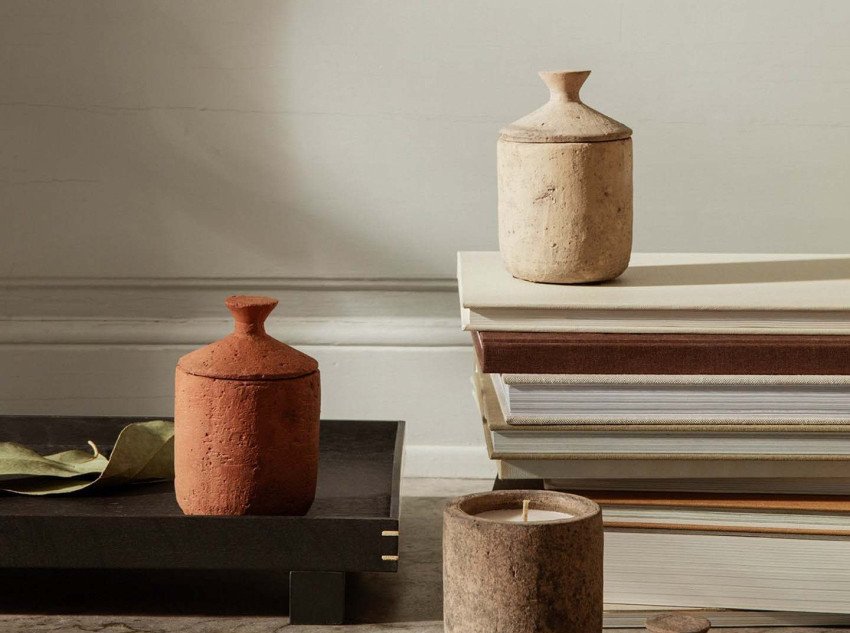 Подарунковий набір, Ароматична свічка Ura&Ваза Ridge велика