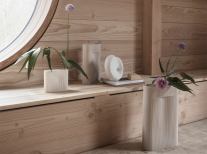 Подарунковий набір Ridge теракотовий, ваза середня&маленька