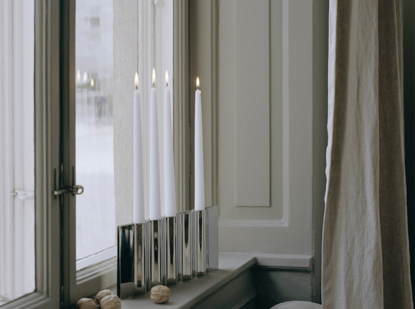 Подарочный набор, Кувшин Pleat Pitcher&Подсвечник Ripply