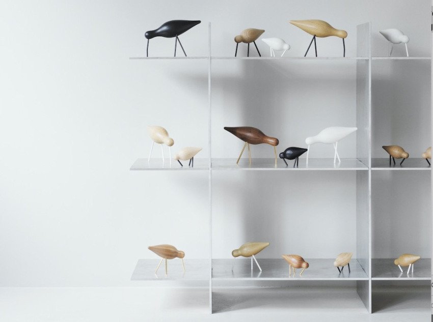 Подарунковий набір, Ваза Ridge велика&Статуетка Shorebird велика