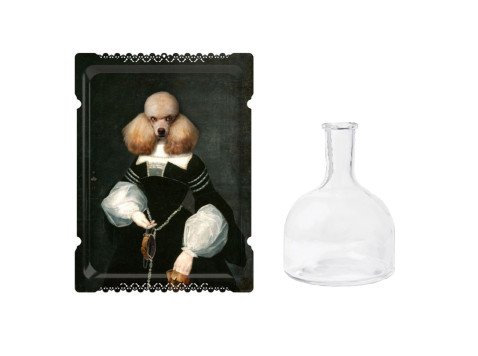 Подарунковий набір, Декоративний піднос Diane&Графин Glass